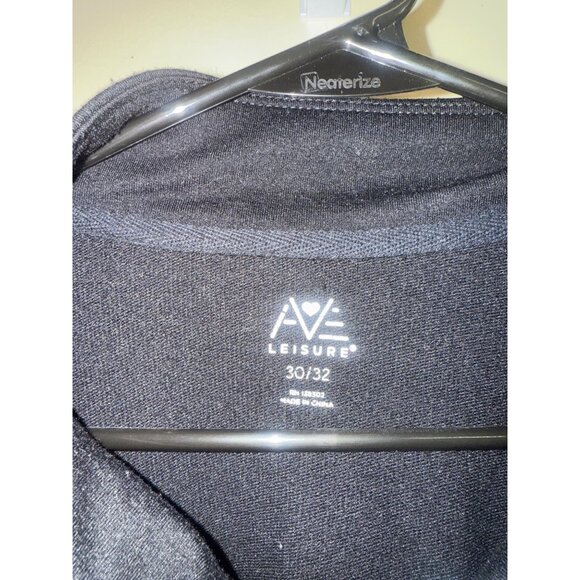 Ave Leisure Zip-Up Jacket Black 30/32 - Picture 3 of 8